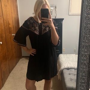 Boho Black dress
